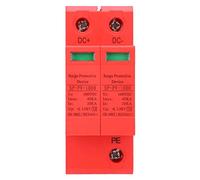 Overvoltage Protective Device, DC 1000V 2P 40kA Photovoltaic Arrester Solar PV Guard DIN Rail Mount Modular Design for Home Workshop