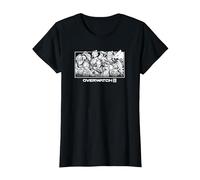 Overwatch 2 Heroes Group Shot Colorless Poster T-Shirt