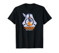 Overwatch 2 Tracer Courier Service There In No Time Logo T-Shirt