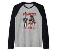 Overwatch 2 Vendetta La Lupa The She-Wolf Full Body Portrait Raglan Baseball Tee
