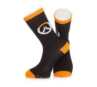 ABYSTYLE Overwatch Logo socks one size (38-43) black/orange, printed, 74% cotton, 24% polyester, 2% elastane.