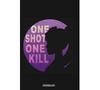 Overwatch Widowmaker Silhouette Notebook: Lined Paper Wide Ruled Journal, 120 Pages, 6 x 9 , for Kids, Teens and Adults