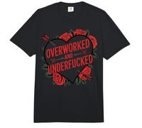 Overworked and Underfucked Comfort Colors Adult Heavyweight T-Shirt