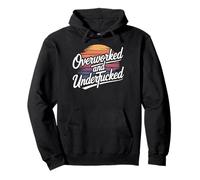 Overworked And Underfucked Pullover Hoodie