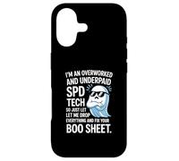 Overworked Underpaid SPD Tech Sterile Processing Technician Case for iPhone 17