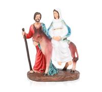 Ovewios Nativity Set for Christmas Indoor, 7.9 Inch Resin Nativity Scene Indoor Christmas Holy Family Figurine Decorations for Tabletop Holidays Home Decor