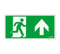 Ovia OBKC4-U-W 4W LED IP20 Maintained Self-Test Enable/Disable Emergency Sign - Legend Up - 5500K - White