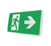 Ovia OBKC654-W 4W LED IP65 Maintained Self-Test Enable/Disable Emergency Exit Box - All 4 Legends- 5500K - White
