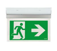Ovia OBKH2-LR-W 2W LED IP20 Maintained Self-Test Enable/Disable Emergency Exit Box - Legend Left/Right - 5500K - White