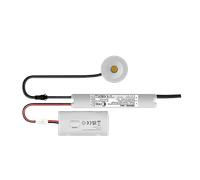 Ovia OBKI5O 5W LED IP20 Non-Maintained Self-Test Enable/Disable Emergency Open Downlight - 5500K - White