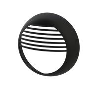Ovia OEO3BK Half Louver Bezel For Evo Orb Bulkhead - Matt Black