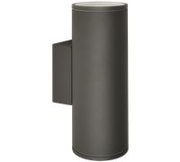 Ovia OV2022C6BK Verta 12W Up and Down Outdoor IP54 LED Wall Light Cool White 4000K - Black