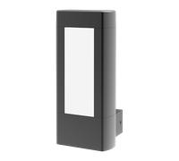 Ovia OV2156W10GY Quadra 10W Rectangular Outdoor IP54 LED Wall Light Warm White 3000K - Grey