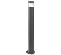 Ovia OV2714C7GY Tribus 7W Triangular Maxi LED Bollard IP54 Cool White 4000K Grey