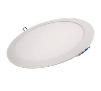 Ovia OV6224CW AluPanel 24W IP44 Fixed Recessed LED Downlight 4000K Non-Dimmable White