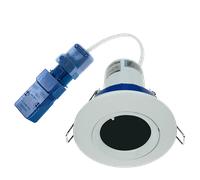 Ovia OVGU700WH FlameGuard 240V GU10 Cast Fire-Rated IP20 Fixed Downlight White