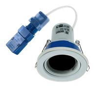 Ovia OVGU795 FlameGuard 240V GU10 Fire-Rated IP65 Fixed Downlight Housing