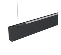 Ovia OXD442-E-B 36W Down & 6W Up, 1200mm Linear Suspended, Dimmable & Dual CTA Switchable - Emergency - Black