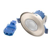 Ovia OXM-SC 4-6.4W Dimmable IP65 Fixed LED Downlight With CTA Switch - Satin Chrome