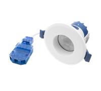 Ovia OXMB-W-W 4-6.4W Dimmable IP65 Baffle LED Downlight With CTA Switch - White - White