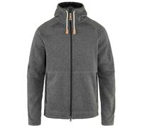 Ovik Fleece Zip Hooded Jacket - Dark Grey