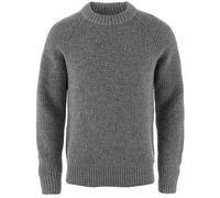 Ovik Waffle Knit Crew Sweater - Grey