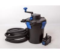 Ovington Pressurised Koi Fish Pond Filter Complete Kit with Pond Pump and UV Steriliser Light All in one - Ponds Up to 4000 litres