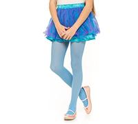 OVISSA Ballet Tights Girls School Tights For Kids Soft Strong Footed Dancing Sport 50 DEN With Microfibre 7-8 Years, Blue