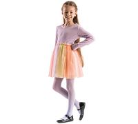 OVISSA Ballet Tights Girls School Uniform Tights Soft Footed Ballet Dancing Lily 50 DEN Micfibre 3-4 Yrs, Lilac