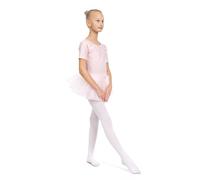 OVISSA Girls Ballet Tights 80 DEN Durable & Stretchy Dance Tights White 4-7 Years
