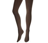 OVISSA Italian Thick Tights For Women Acrylic Wool 180 Denier Soft Opaque Tights For Women, Ladies Elastic Solid Tights with Reinforced Strong Toe Waistband, Brown Tights Sizes S-XL