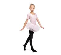 OVISSA Solid Girls Ballet Tights Plain 40 DEN Soft Stretch Strong for Kids Girls Black XL 11-14 Years