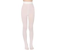 OVISSA Solid Girls Ballet Tights Plain 40 DEN Soft Stretch Strong for Kids Girls White 2-4 Years