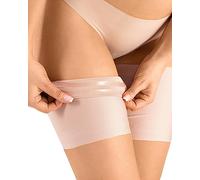OVISSA Thigh Bands Flexible anti-chafing on the Thighs with a Satin Lining Slimming Bands Invisible under Clothes Anti Friction Strip Essential for Every Woman Baby Pink XL TS500