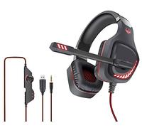 OVLENG USB gaming headset with red led