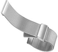 OVLIIYWZY 18-22mm Watch Strap Adjustable Stainless Steel Mesh Replacement Watch Band Breathable and Waterproof Universal Strap Width Blue-21mm