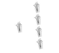 OVLIIYWZY 5pcs headband cosplay devil headwear Floral Lace Veil gothic headpiece veil headpiece Day of the Dead Headpiece hair tie Mesh white creepy nylon
