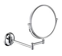 OVLIIYWZY Bathroom Extension Mirror, Wall Mounted Double-Sided Mirror Magnifier Extended Adjustable Shaving Cosmetic Mirror