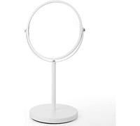 OVLIIYWZY Makeup Mirror Countertop, 2X Magnification Vanity Mirror 360 Rotating Double Sided Bathroom Mirror for Shaving in Bedroom