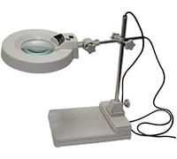 OVLIIYWZY Screen Magnifier Work Lights lit Desktop Magnifier 8D Desktop Magnifier Magnifier with LED Light Double The Comfort