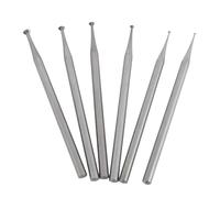 OVNSHVN 6Pcs 90º Burr Set - 3/32Inch Shank Jewelry Making Setting Burs for Lapidary 008-023 Easy Install Easy to Use