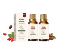 Ovofem Moringa Berberine Oil, Soothing Natural Extract Oil, Infused with nutrient-rich moringa, Easy-to-spread silky texture leaves, suitable for all skin year-round skincare maintenance (2Pc)