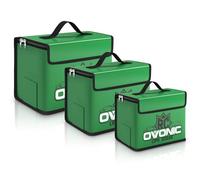 OVONIC Lipo Safe Bag Fireproof Explosionproof Bag, Large Medium and Small Capacity for Lipo Batteries Storage
