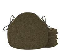 OVOV Chair Cushions for Dining Chairs Set of 4 Khaki 42x39.5 cm