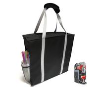 OVRRCSME Travel Party Tote for Ninja Slushi Machine FS300 Series and FS299, Large Slushie Travel Bag with Handle, Frozen Drink Maker Storage Bag(Black