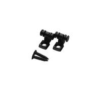 OVSAL 2 PCS Roller String Guides Guitar String Trees Roller String Retainer for Tele Telecaster Start Stratocaster Electric Guitar Bass Electroplated Black