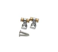 OVSAL 2 PCS Roller String Retainer Guitar String Trees Roller String Guides for Start Stratocaster Tele Telecaster Electric Guitar Bass Chrome