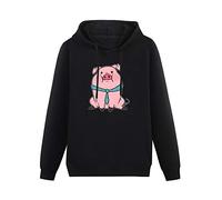 ovsn Kangaroo Pocket Hoodie Cool Gravity Falls Long Sleeve SweatshirtsS Black