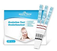 Ovulation Fertility Test Predictor Kit: Easy@Home 10 LH Strips Precise Fertility Test for Women Ovulation - Powered by Premom Ovulation Tracker App