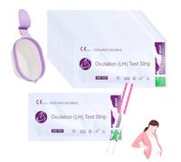 Ovulation Test Strips 30 Counts Accurate LH Ovulation Predictor Kit with A Reusable Urine Cups for Women at Home LH Surge Detection Fertility Test